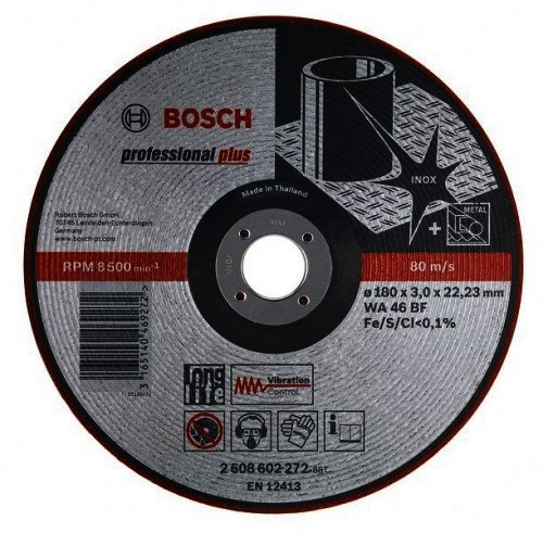 Обдирне коло Bosch по нержавіючій сталі 125х3 мм, вигнутий, 2608602218 ᐉ купить артикул 2608602218 в Киеве - супер-цена на запчасть – от 169 грн. – интернет-магазин Strument (Украина)