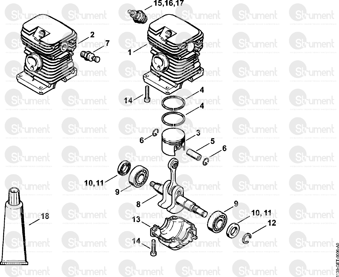 Zapchasti Na Benzopilu Stihl Ms 180 C ᐉ Kupit Artikul V Kieve Super Cena Na Zapchast Ot Internet Magazin Strument Ukraina