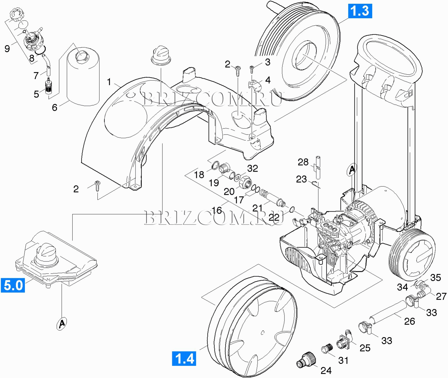 Запчасти для электрической мойки высокого давления Karcher K 6.70M-WB  (1.138-101.0) ᐉ купить артикул в Киеве - супер-цена на запчасть – от –  интернет-магазин Strument (Украина)