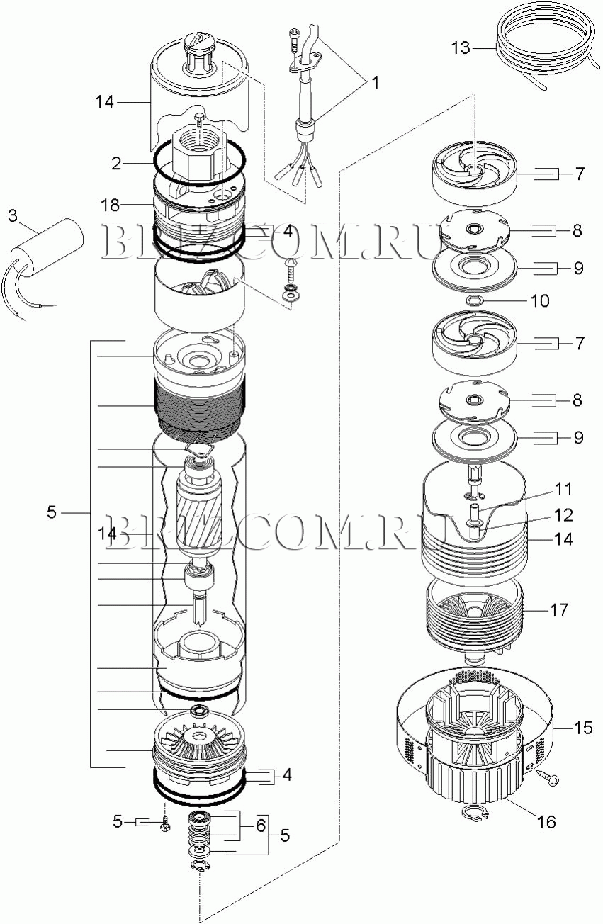 Напорный погружной насос Karcher SPP 33 Inox