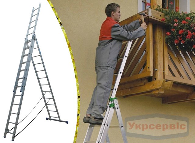 Купить недорого лестницу для дома Elkop VHR Hobby 3x12