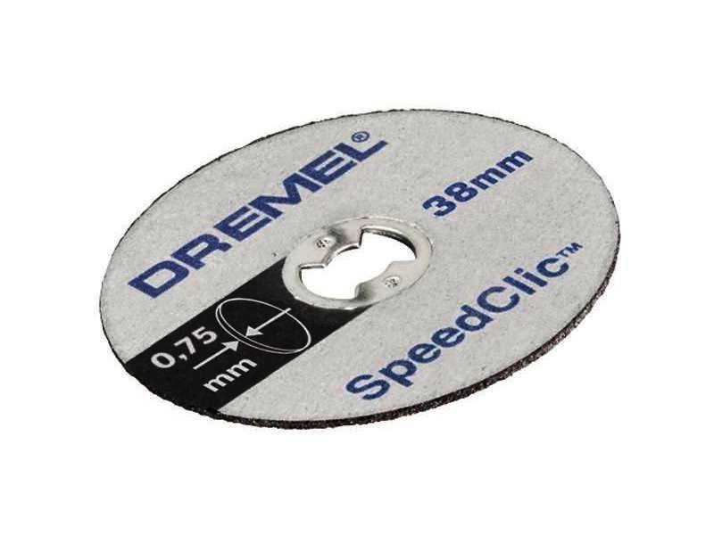 Відрізні круги тонкі по металу Dremel SpeedClic SC409, 38 мм, хвостовик-3,2 мм, 5 шт, 2615S409JB ᐉ купить артикул 2615S409JB в Киеве - супер-цена на запчасть – от 416 грн. – интернет-магазин Strument (Украина)