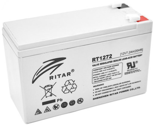 Аккумуляторная батарея RITAR RT1272, 12V 7.2Ah (2975) ᐉ купить артикул 0-156123 в Киеве - супер-цена на запчасть – от 436 грн. – интернет-магазин Strument (Украина)