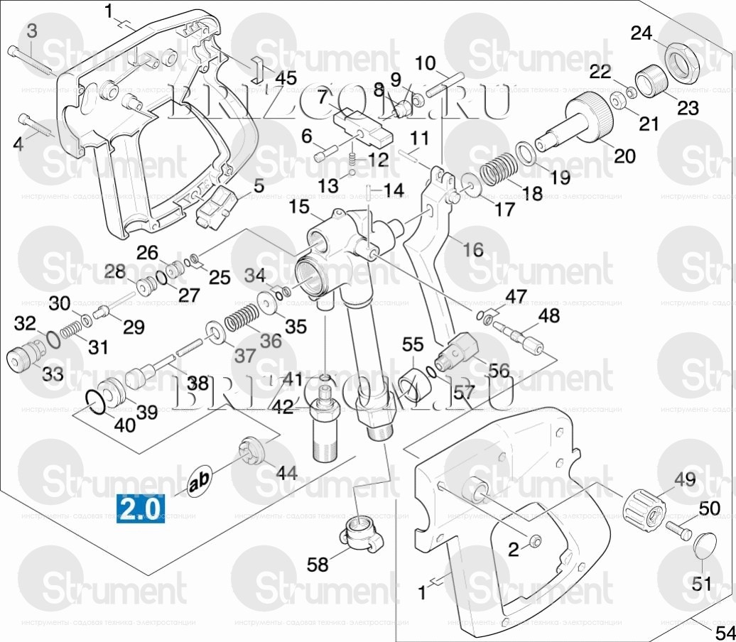 Схема пистолета керхер фото