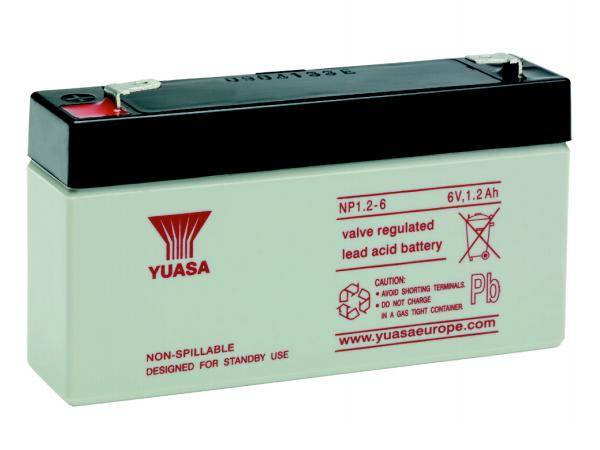 Аккумуляторная батарея Yuasa NP 1.2-6 ᐉ купить артикул 0-170253 в Киеве - супер-цена на запчасть – от 474 грн. – интернет-магазин Strument (Украина)