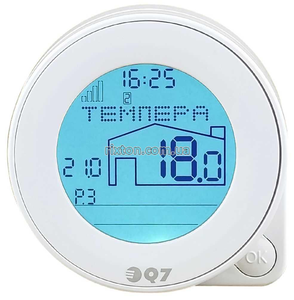Кімнатний регулятор температури Euroster Q7 ᐉ купить артикул 00-00000960 в Киеве - супер-цена на запчасть – от 1600 грн. – интернет-магазин Strument (Украина)