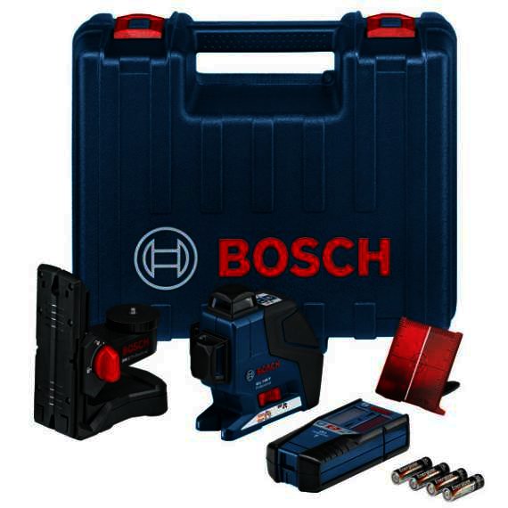 Лазерный нивелир Bosch GLL 3-80 P+BM 1+LR 2, 640 Нм, 40 м, держатель BM 1, приёмник LR 2, чемодан ᐉ купить артикул 0601063303 в Киеве - супер-цена на запчасть – от  – интернет-магазин Strument (Украина)