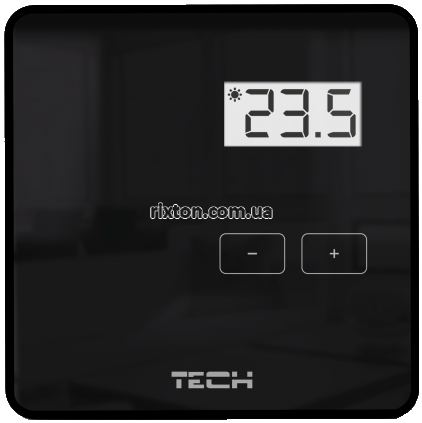 Датчик комнатной температуры Tech R-8 b (чёрный) ᐉ купить артикул 00-00010185 в Киеве - супер-цена на запчасть – от  – интернет-магазин Strument (Украина)