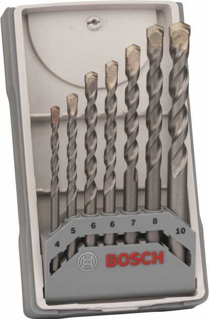 Набор сверл Bosch X-Pro CYL-3 Silver Perc 7 шт. (2607017082) ᐉ купить артикул 938686STRU в Киеве - супер-цена на запчасть – от 651 грн. – интернет-магазин Strument (Украина)