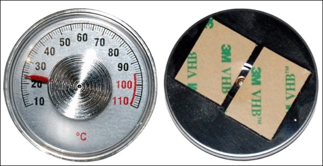 Термометр биметаллический ТБ-04 на клейкой основе ᐉ купить артикул ТБ-04 в Киеве - супер-цена на запчасть – от  – интернет-магазин Strument (Украина)
